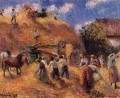 la récolte 1883 Camille Pissarro